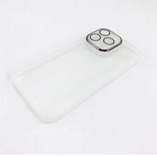 Чехол силиконовый iP 14 Pro Clear Case, цвет Прозрачный (с защитой камеры)