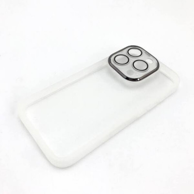 Чехол силиконовый iP 13 Pro Clear Case, цвет Прозрачный (с защитой камеры)