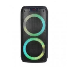 Активная напольная колонка Perfeo PARTY MAKER 100 BT, EQ, MP3 USB/TF, AUX, FM, 2x6.35, TWS, LED, пульт д/у, 2 б/п мик