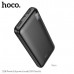 Внешний аккумулятор 10000 mAh HOCO J128 Black
 Вход: Micro-USB / Type-C: 5V / 2A макс. LED цифровой индикатор уровня заряда (активация кнопкой). Энергосберегающая полимер-литиевая батарея A+. Материал: ABS + PC огнестойкий материал.