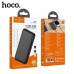 Внешний аккумулятор 10000 mAh HOCO J128 Black
 Вход: Micro-USB / Type-C: 5V / 2A макс. LED цифровой индикатор уровня заряда (активация кнопкой). Энергосберегающая полимер-литиевая батарея A+. Материал: ABS + PC огнестойкий материал.