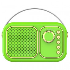 Портативная колонка ZQS1215, Bluetooth, 15см, дин.1шт/2, 5Вт, зеленая