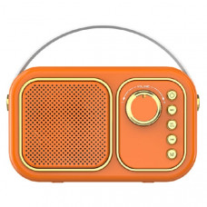 Портативная колонка ZQS1215, Bluetooth, 15см, дин.1шт/2, 5Вт, оранжевая