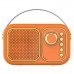 Портативная колонка ZQS1215, Bluetooth, 15см, дин.1шт/2, 5Вт, оранжевая