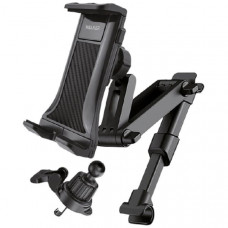 Держатель мобильного телефона +TAB (телескопическая ножка) WALKER CX-025 TAB с 2 креплениями, черный
