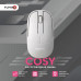 Мышь беспроводная FUMIKO COSY, White. Максимальное разрешение сенсора
1000 dpi. Питание 2хААА.