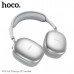 Гарнитура беспроводная полноразмерная Bluetooth HOCO W35 Air Triumph, Silver (App) Динамик: 40мм. BT спецификация: BT V5.3 , заряжается около 2 часов. Время разговора / музыки: 45 часов; в режиме ожидания 200 часов Режим AUX (гнездо 3.5мм), карт памяти TF