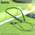 Гарнитура Bluetooth для спорта вакуумная HOCO ES64 Magnetic Dark Green. Емкость аккумулятора: 200 мАч; Время зарядки: около 2 часов. Время использования: 30 часов; Время ожидания: 350 часов. Общая длина наушников составляет 85 см; Вес: 26,5 г. Кнопка тумб