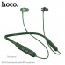 Гарнитура Bluetooth для спорта вакуумная HOCO ES64 Magnetic Dark Green. Емкость аккумулятора: 200 мАч; Время зарядки: около 2 часов. Время использования: 30 часов; Время ожидания: 350 часов. Общая длина наушников составляет 85 см; Вес: 26,5 г. Кнопка тумб