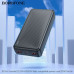Внешний аккумулятор 20000 mAh Borofone BJ56A Black PD+QC3.0, USB-C/Micro-USB вход и USB / USB-C 3A 20W выход, с LED индикатором