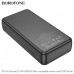 Внешний аккумулятор 20000 mAh Borofone BJ56A Black PD+QC3.0, USB-C/Micro-USB вход и USB / USB-C 3A 20W выход, с LED индикатором