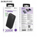 Внешний аккумулятор 20000 mAh Borofone BJ56A Black PD+QC3.0, USB-C/Micro-USB вход и USB / USB-C 3A 20W выход, с LED индикатором