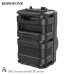 Активная напольная колонка Borofone DR01 Black. Динамик 8-дюймовый широкополосный, Bluetooth 5.0, емкость аккумулятора динамика 1800мАч, время зарядки около 2,5ч, время музыки около 3ч. Размер: 381х236х203мм. BT/TF/TWS/FM/USB/AUX/RGB/возможность подключен