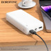 Внешний аккумулятор 20000 mAh Borofone BJ55A White. Емкость: 20000 мАч, 74 Втч. Номинальная емкость: 11000 мАч; Вход: USB-C/микро: 5В/2А; Выход: USB1/2: общий выход 5В/2А: 5В/2А; Светодиодный индикатор показывает уровень заряда;
Материал: АБС+ПК+литий-пол