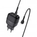 СЗУ-2USB Ligthing HOCO C77A 1м, 2.4A, Black