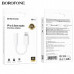 Аудио переходник Lightning(AM)-Jack3,5(AF) Borofone BV21, White