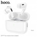 Гарнитура вакуумная Bluetooth Hoco EW77 White. Емкость батареи: 300mAh зарядный чехол, 30mAh гарнитура. Время работы: 4 ч. Размер: 60.6х45.2х21.7мм; Общий вес: 57.6г. Поддержка переключения ведущий-ведомый, переключение песен, вызов Siri, управление нажат