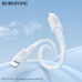 Кабель USB-C Lightning Borofone BX111 1м, 27W, ПВХ, White