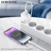 СЗУ-USB-USB-C BOROFONE BAS45A 3A.0 PD30W+QC3.0, White