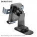 Держатель мобильного телефона BOROFONE BH119 Black. Для телефонов 4.5-7 дюймов (ширина зажима: 68-88мм). Размер: 108 х 94 х 97мм; Вес: 83г. Тип крепления: панель приборов.