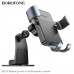Держатель мобильного телефона BOROFONE BH119 Black. Для телефонов 4.5-7 дюймов (ширина зажима: 68-88мм). Размер: 108 х 94 х 97мм; Вес: 83г. Тип крепления: панель приборов.