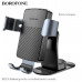 Держатель мобильного телефона BOROFONE BH119 Black. Для телефонов 4.5-7 дюймов (ширина зажима: 68-88мм). Размер: 108 х 94 х 97мм; Вес: 83г. Тип крепления: панель приборов.