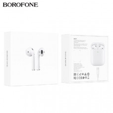 Гарнитура вкладыши Bluetooth Borofone BW79 White. Bluetooth V5.4. Дальность передачи: 10 м. Время зарядки 1 ч, время зарядки зарядного устройства 1,5 ч. Емкость аккумулятора зарядного устройства: 350 мАч, емкость аккумулятора левого и правого уха по 30 мА