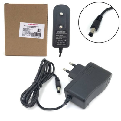 Блок питания Meltbox MB068 3V/1A=2A (5,5х2,5) кабель 1,3м, черный