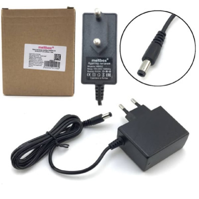 Блок питания Meltbox MB002 6V/2A (5,5x2,5), кабель 1,3м, черный