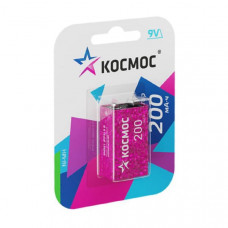Аккумулятор 6F22 Космос 200 mAh BL-1
