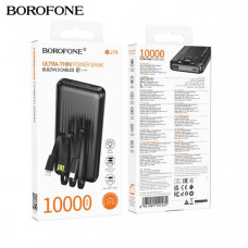 АКЦИЯ!!! Внешний аккумулятор 10000 mAh Borofone BJ79 с 3 кабелями Black. Продается КРАТНО 3шт!!!
Емкость: 10000mAh 37Wh. Номинальная емкость: 5500mAh. Вход: USB-C/USB-A cable: 5V/2A. Выход: USB-A: 5V/2A, USB-C/IP cable: 5V/2A. LED индикатор уровня заряда 