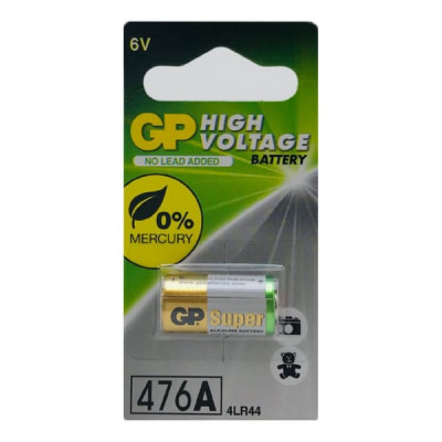 Батарейка GP 4LR44/476/28A BL1 Alkaline 6V (1/10/600)