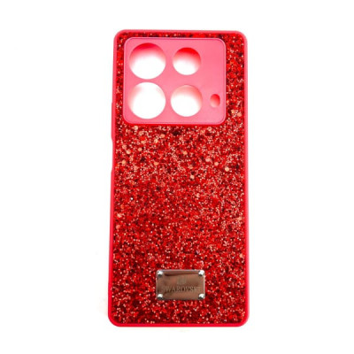 Чехол силиконовый Swarovski Infinix Note 40 4G, цвет Red