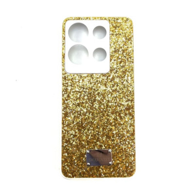 Чехол силиконовый Swarovski Infinix Note 30 4G, цвет Gold