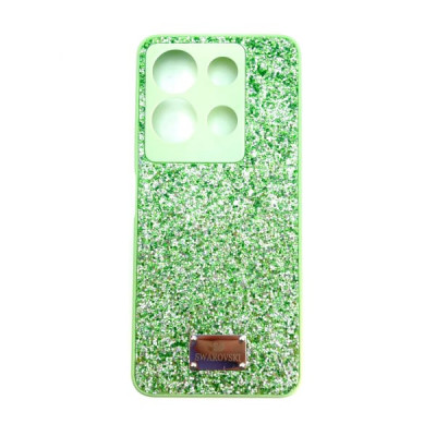 Чехол силиконовый Swarovski Infinix Note 30 4G, цвет Green