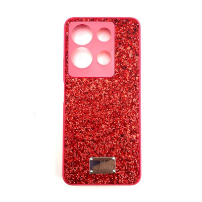 Чехол силиконовый Swarovski Infinix Note 30 4G, цвет Red