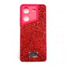 Чехол силиконовый Swarovski Tecno Pova 5 4G, цвет Red