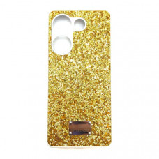 Чехол силиконовый Swarovski Tecno Camon 20, цвет Gold