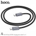 Кабель USB-C/USB-C BOROFONE DU48, 1,8м, 5A, 240W, Black, нейлон