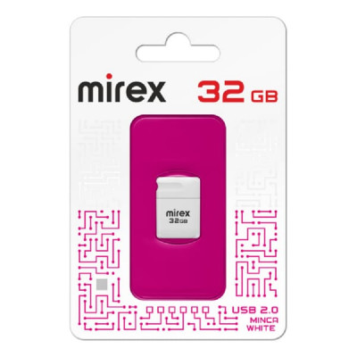 USB флеш-диск 32Gb MIREX Minca White (ecopack)