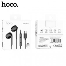 Наушники вкладыши HOCO M101 Max Crystal, аудио разъем Type-C, Black