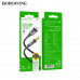 Аудио переходник Lightning(AM)-Jack3,5(AM) BOROFONE BL19 1м, TPE, Black