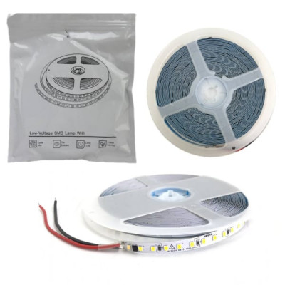 Лента светодиодная SMD2835 (IP20, 120SMD-8мм , 4000K, 220V, 14W) 10 м