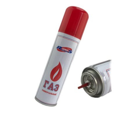 Газ для зажигалок Runis 260 см3, 100гр. (1-055)