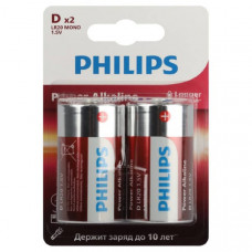 Батарейка PHILIPS LR20 BL-2 (24/48)