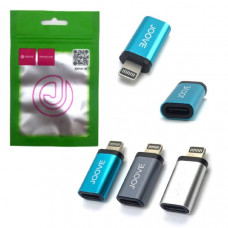 АКЦИЯ!!! OTG переходник Type-C(AF)-Lightning(AM) JOOVE JX-3, в блистере, цвет микс. Продается КРАТНО 20шт!!!