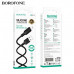 Кабель Micro USB BOROFONE BX113 3м, 2.4А, силикон, Black