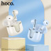 Гарнитура вкладыши Bluetooth Hoco EQ7 Milky White. Емкость аккумулятора: чехол для зарядки 300 мАч; Наушники 40 мАч. Время использования: 7 часов. Размер: 50х49,2х27 мм; Общий вес: 36,3 г. Чехол для зарядки оснащен светодиодным цифровым дисплеем. Поддержи