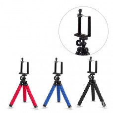 АКЦИЯ!!! Селфи штатив TRIPOD FLEX-01 черный. Продается КРАТНО 5шт!!!
Держатель для телефона 9 см, гнущиеся ножки, есть возможность крепить на ветках, коробка.