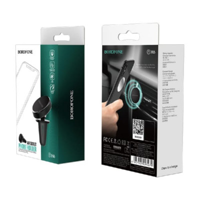 АКЦИЯ!!! Держатель мобильного телефона магнитный на дефлектор BOROFONE BH6 Silver. Продается КРАТНО 10 шт!!!
Материал: алюминиевый сплав. Размер: 35х35х48мм. Вес: 37г.